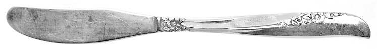Lilac Time (Silverplate, 1957) Flat Handle Butter Spreader
