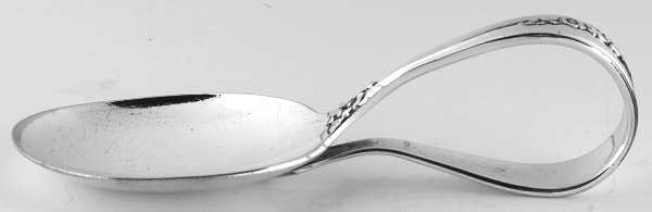 Lilac Time (Silverplate, 1957) Curved Handle Baby Spoon