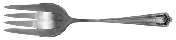 Longfellow-Sovereign (Silverplate, 1919) Small Solid Cold Meat Serving Fork