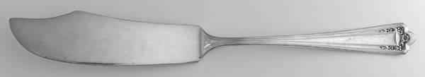 Longfellow-Sovereign (Silverplate, 1919) Flat Handle Master Butter Knife