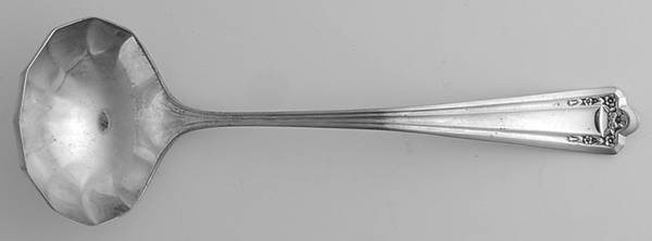 Longfellow-Sovereign (Silverplate, 1919) Solid Piece Cream Ladle