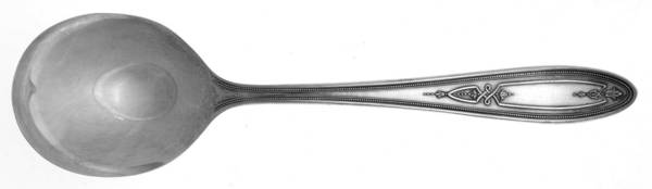 Lorain (Silverplate, 1928) Round Bowl Soup Spoon (Gumbo)