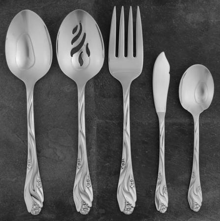 Lorilei (Stainless) 5 Piece Hostess Set