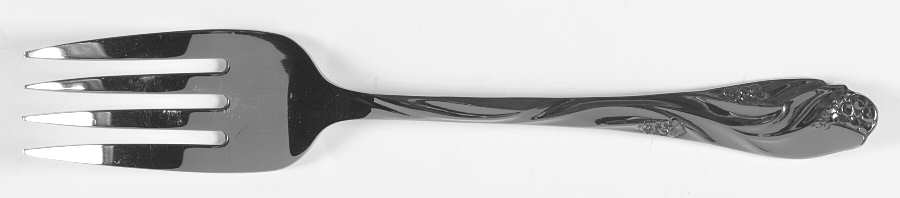 Lorilei (Stainless) Medium Solid Cold Meat Serving Fork