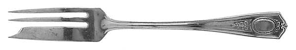 Louis XVI (Silverplate, 1911) Individual Pie Fork