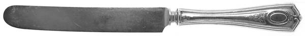 Louis XVI (Silverplate, 1911) Blunt Hollow Knife with Bolster