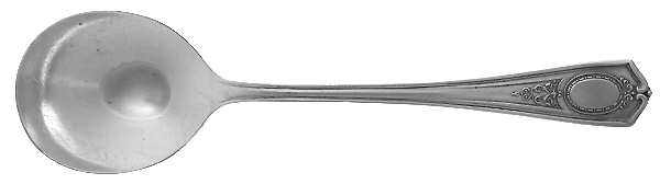 Louis XVI (Silverplate, 1911) Round Bowl Soup Spoon (Gumbo)
