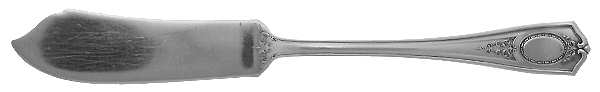 Louis XVI (Silverplate, 1911) Flat Handle Master Butter Knife