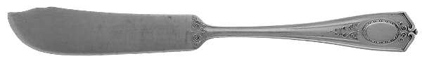 Louis XVI (Silverplate, 1911) Flat Handle Butter Spreader