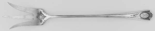 Louis XVI (Silverplate, 1911) Large Lettuce Serving Fork