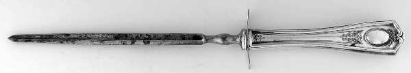 Louis XVI (Silverplate, 1911) Small Steel Rod Sharpener Knife