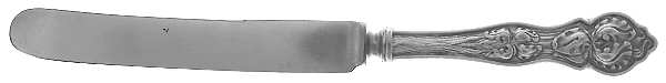 Louvre (Silverplate, 1907) Old French Hollow Knife with Bolster