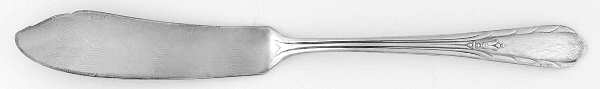 Lynnwood-Memory (Silverplate, 1934) Flat Handle Master Butter Knife
