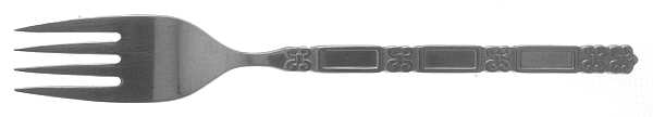 Madrid-No Black (Stainless) Individual Salad Fork