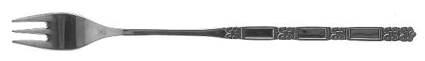Madrid-No Black (Stainless) Cocktail/Seafood Fork