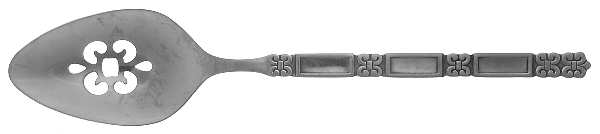 Madrid-No Black (Stainless) Pierced Tablespoon (Serving Spoon)