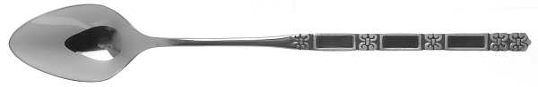 Madrid-Black Accent (Stainless) Iced Tea Spoon