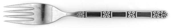 Madrid-Black Accent (Stainless) Fork