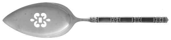 Madrid-Black Accent (Stainless) Pierced All Stainless Pie Server