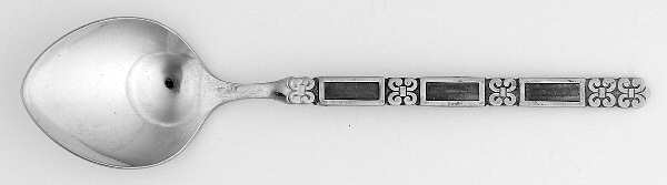 Madrid-Black Accent (Stainless) Sugar Spoon