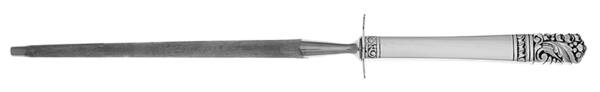 Mansion House (Sterling, 1948, Bright Finish) Small Steel Rod Sharpener Knife