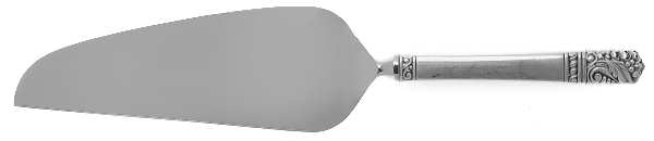 Mansion House (Sterling, 1948, Bright Finish) Pie & Cake Server with Stainless Blade