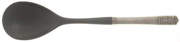 Mansion House (Sterling, 1948, Bright Finish) Salad Serving Spoon with Plastic Bowl