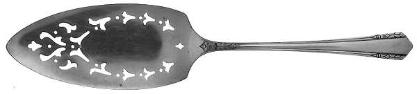 Malibu (Silverplate, 1934) Server-Pie/Solid-Pierced