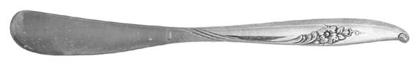 Magic Moment (Silverplate, 1958) Flat Handle Butter Spreader