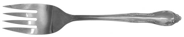 Mansion Park (Stainless) Small Solid Cold Meat Serving Fork