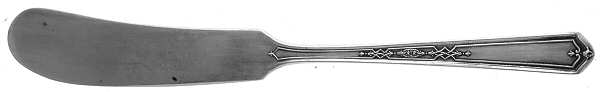 Mary Stuart (Silverplate, 1927) Flat Handle Butter Spreader