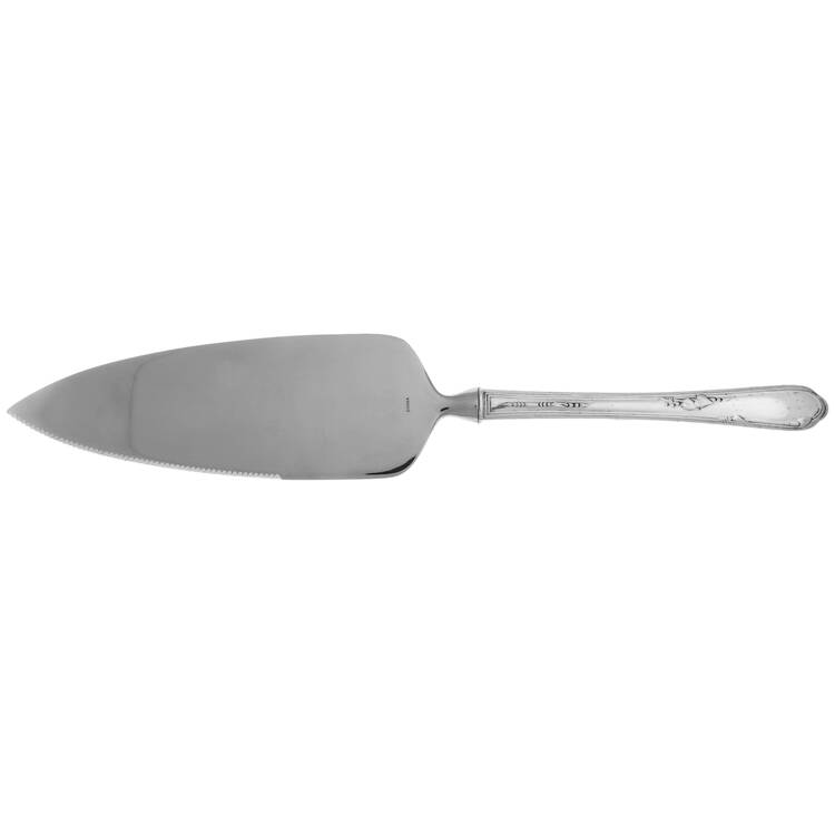 Meadowbrook (Silverplate, 1936) Pie Server with Serrated Stainless Blade HC