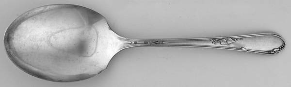 Meadowbrook (Silverplate, 1936) Small Solid Berry/Casserole Spoon