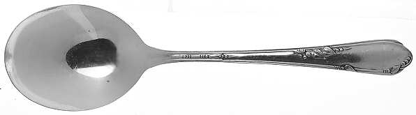 Meadowbrook (Silverplate, 1936) Round Bowl Soup Spoon (Cream Soup)