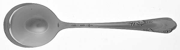 Meadowbrook (Silverplate, 1936) Round Bowl Soup Spoon (Gumbo)