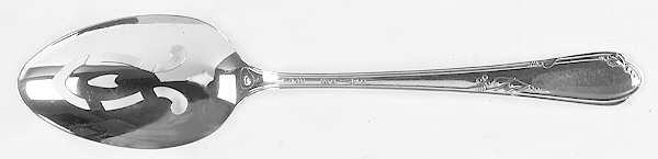 Meadowbrook (Silverplate, 1936) Pierced Tablespoon (Serving Spoon)