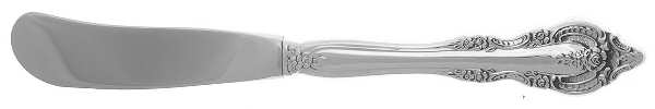 Mediterranea (Sterling, 1967) Butter Spreader Hollow Hdl-Paddle/Stainless Blade