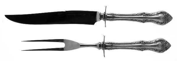 Melbourne (Sterling, 1952) Small Stainless Blade 2-Piece Steak Carving Set