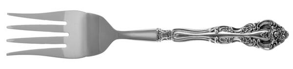Michelangelo (Sterling, 1970) Cold Meat Fork Large, Stainless Tines HC