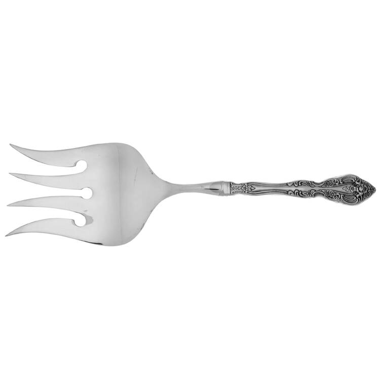 Michelangelo (Stainless) Fish Serving Fork with Stainless Tines HC