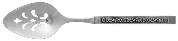 Midnight (Stainless) Pierced Tablespoon (Serving Spoon)
