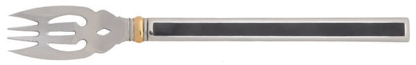 Midnight (Stainless, Black Hld, Gold) Fish/Salad Fork Individual Large HC