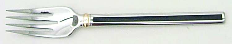 Midnight (Stainless, Black Hld, Gold) Individual Salad Fork