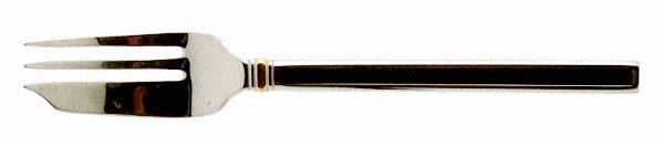 Midnight (Stainless, Black Hld, Gold) Individual Pastry/Dessert Fork