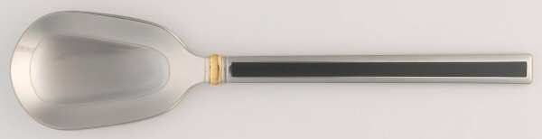 Midnight (Stainless, Black Hld, Gold) Sugar Spoon