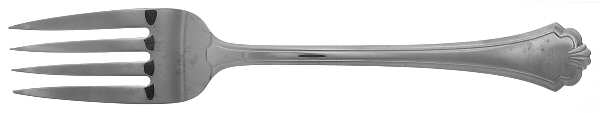 Midtowne (Stainless) Medium Solid Cold Meat Serving Fork