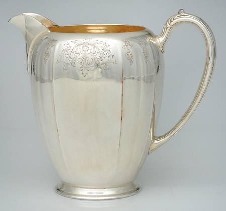 Silverplate Hollowware Silverplate Water Pitcher