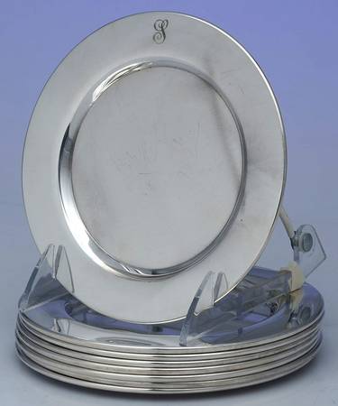 Silverplate Hollowware Bread & Butter Plate - Set of 8