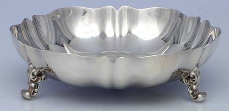 Silverplate Hollowware Plated Footed Bon Bon Bowl