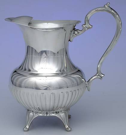 Silverplate Hollowware Silverplate Water Pitcher